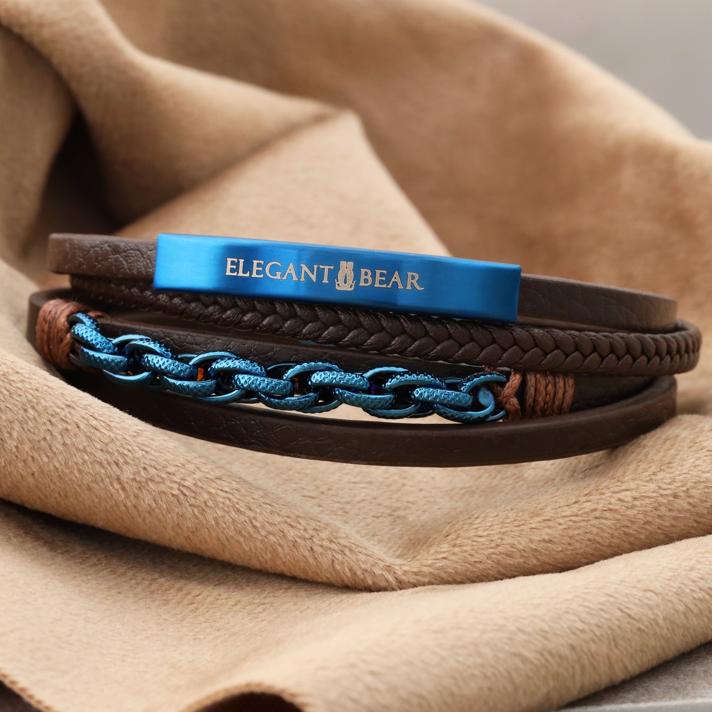 Brown Leather Bracelet L1150