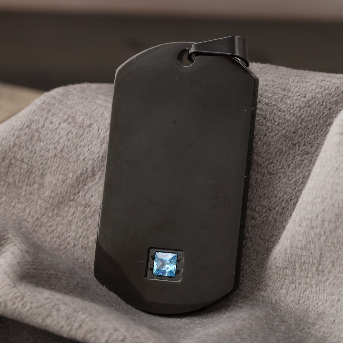 Black Plate Pendant S166