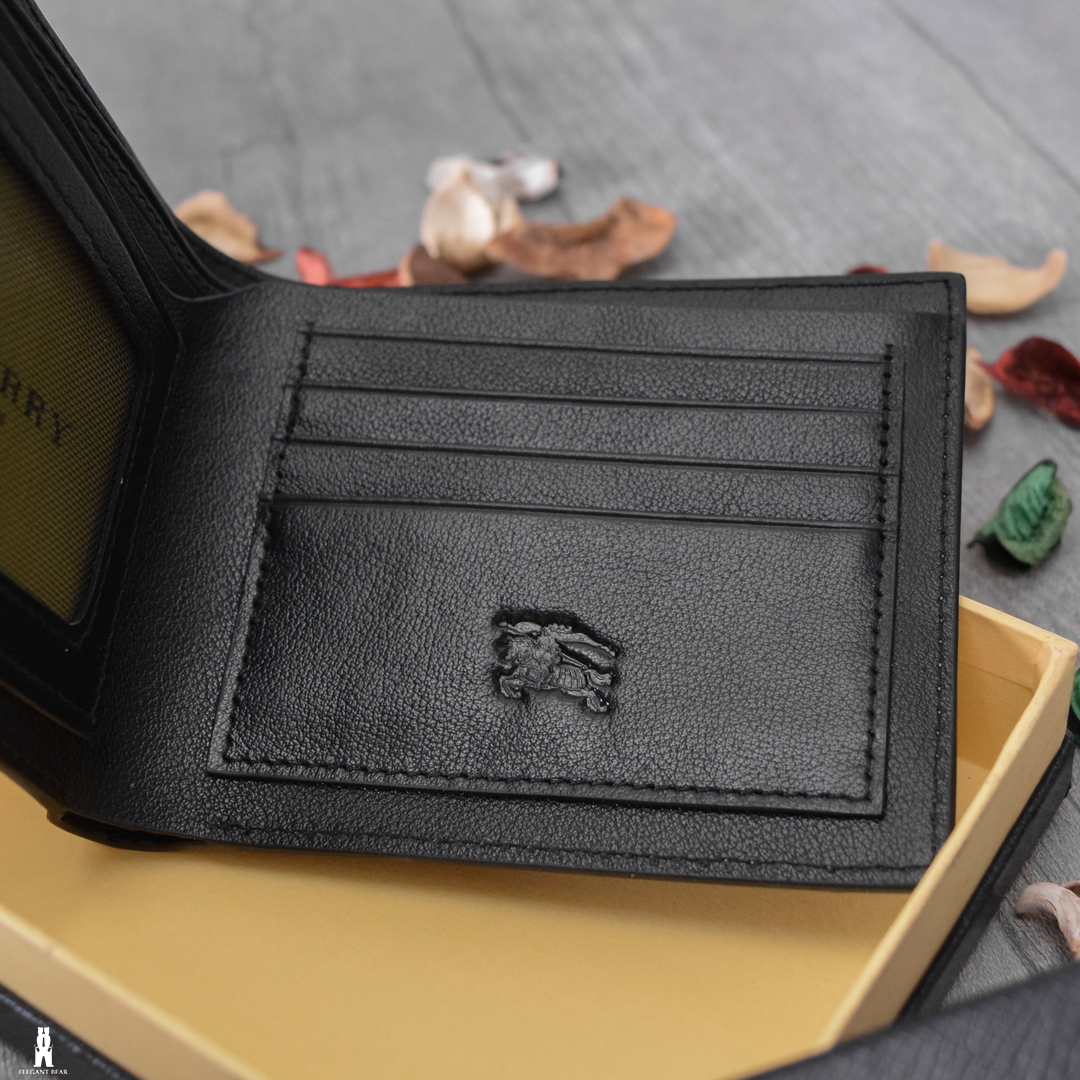 BURBERRY Natural Leather Wallet W6