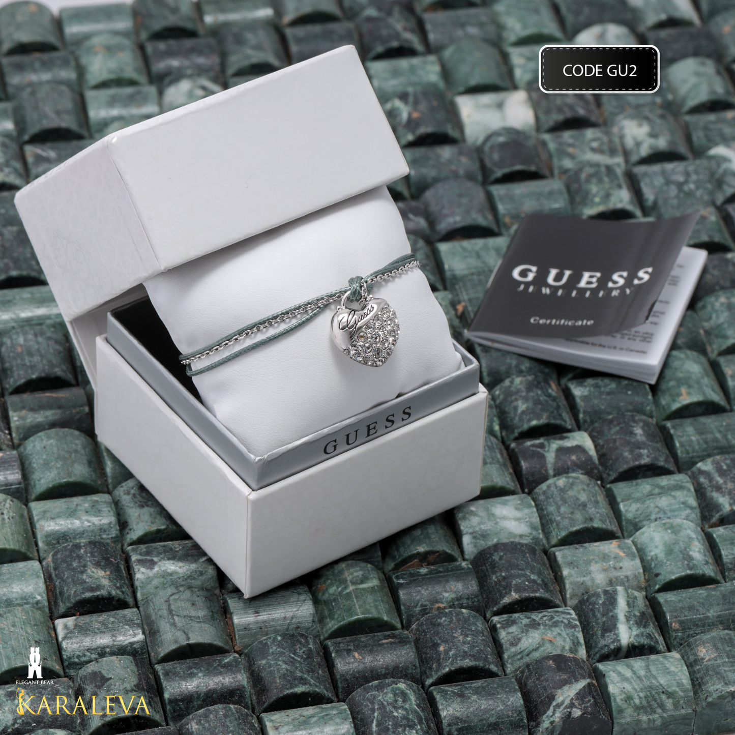 Guess Baby Blue & Stainless Steel Bracelet G7