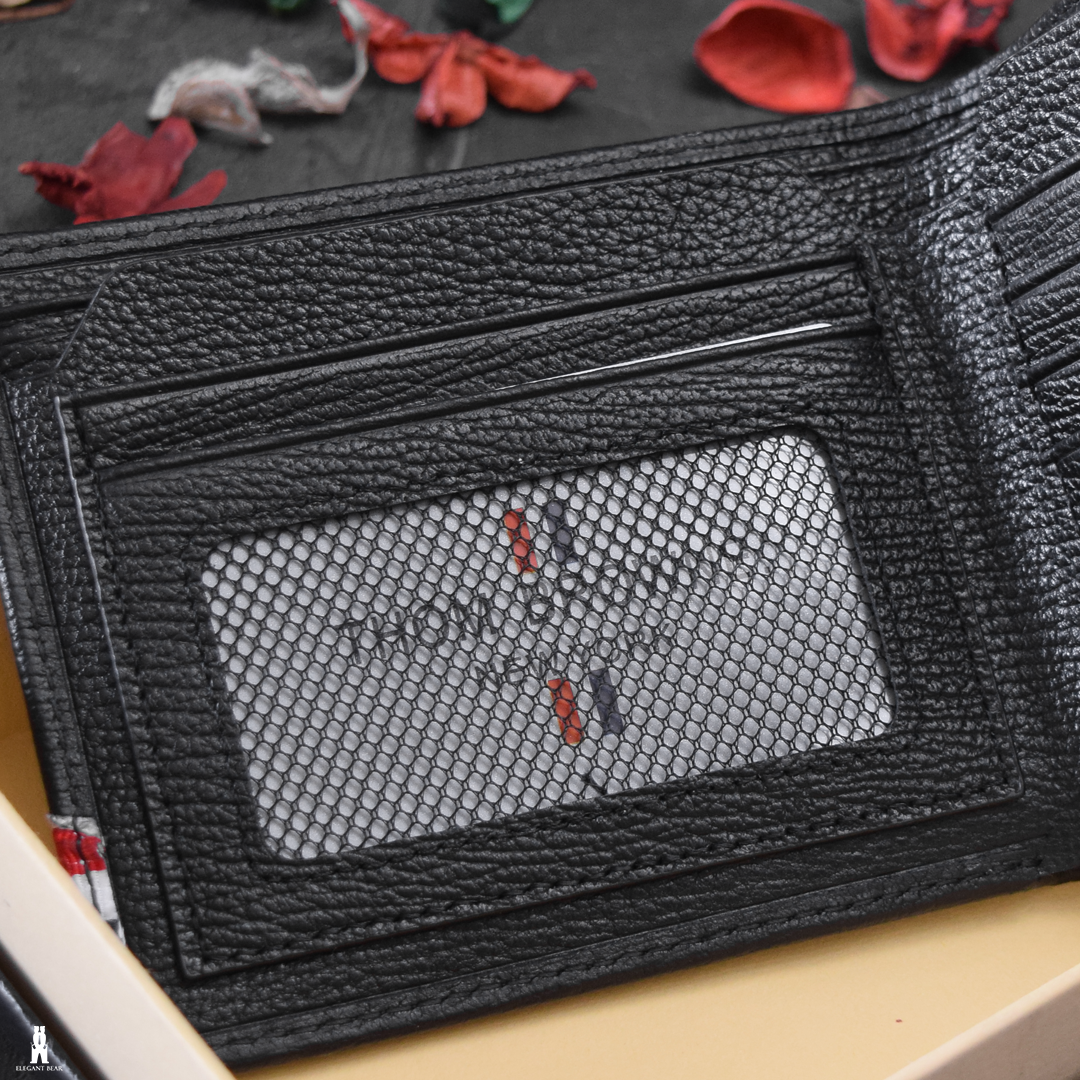 THOM BROWNE Natural Leather Wallet W7