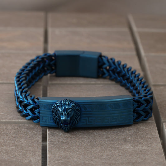 Stainless Steel Lion Bracelet L1009