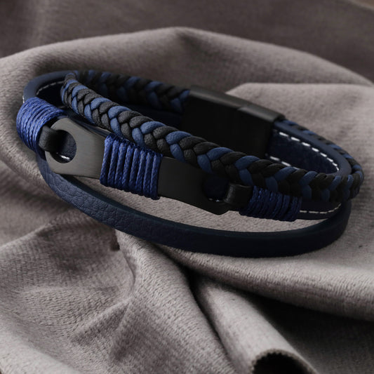 Elegant Bear - Premium Leather Bracelet with Magnetic Clasp - L1220