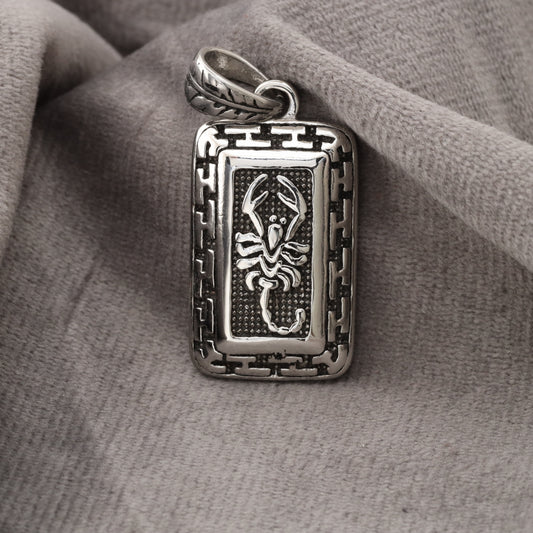 Silver Scorpion Pendant S196
