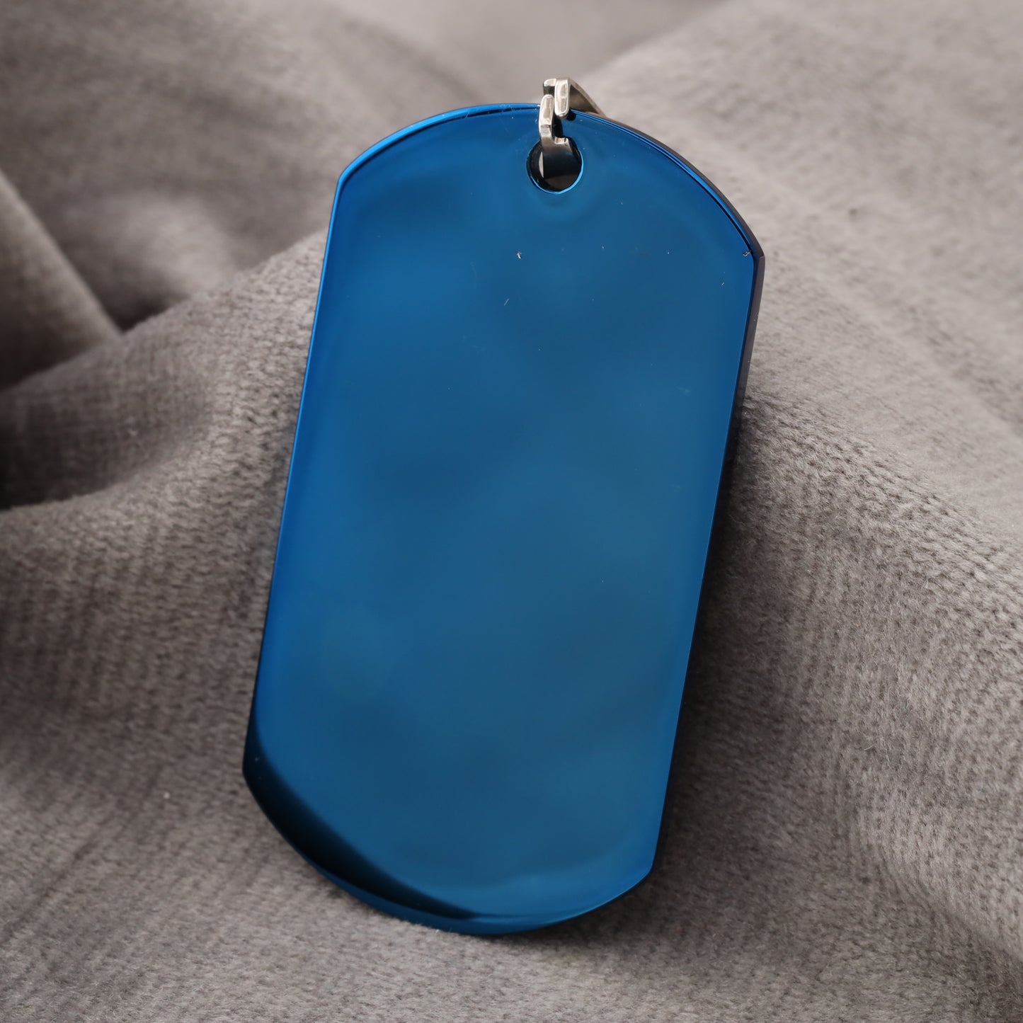 Blue Long Tag Pendant S210