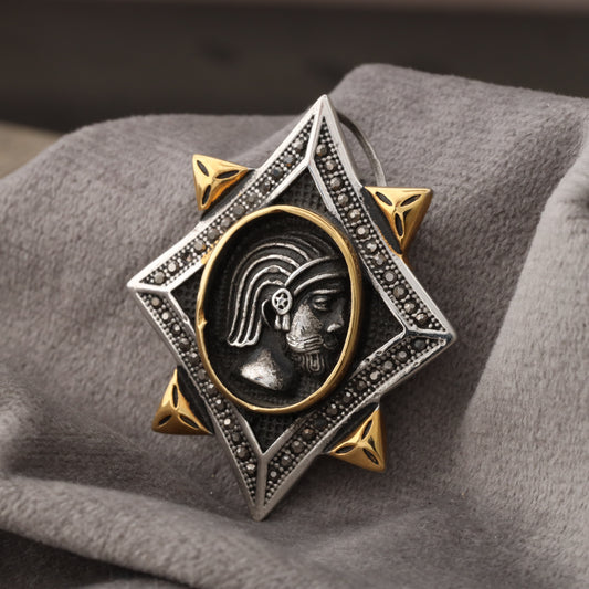 Aztec Star Pendant N2078