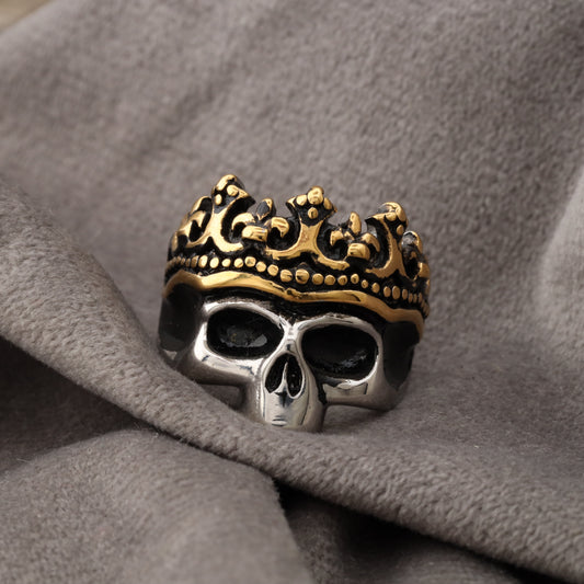 Skull Crown Ring A68