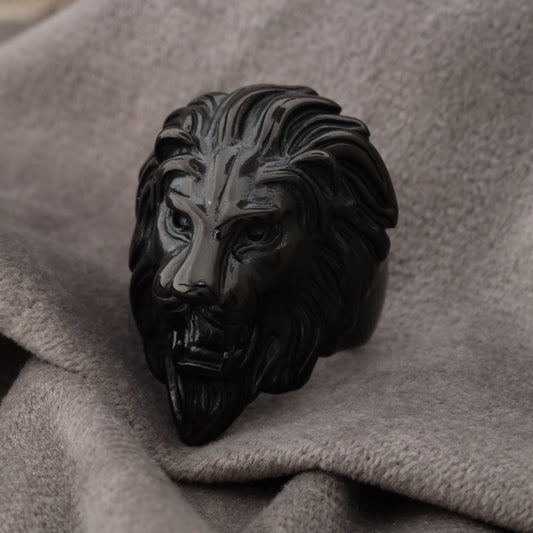 Lion Head Stainless Steel Ring A72