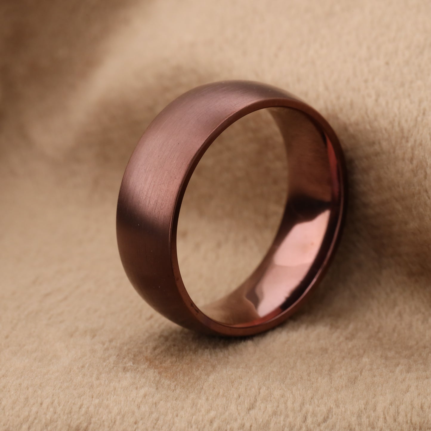 A233 Copper Titanium Ring Matte Finish - 8mm