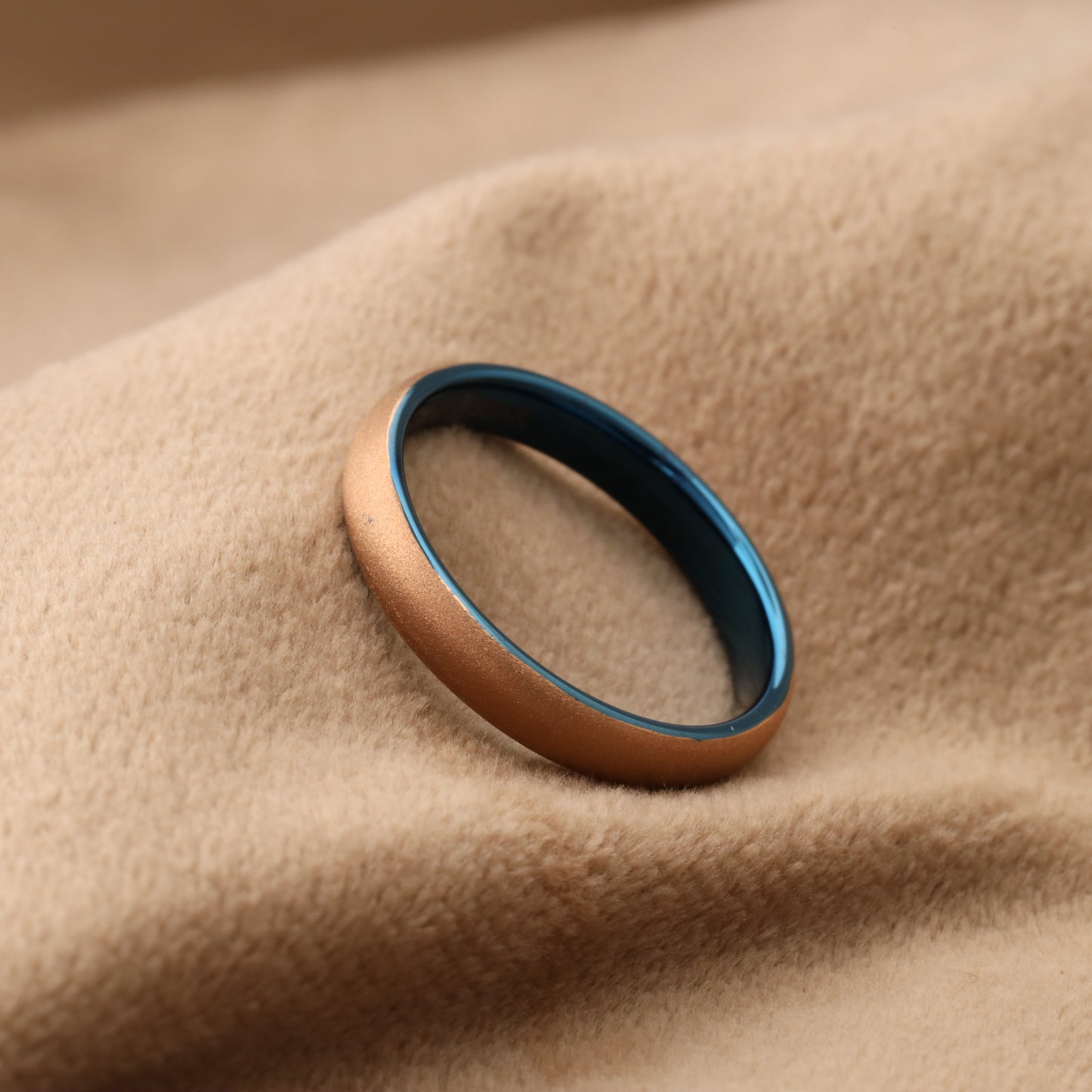 A106 Tungsten Carbide Ring Rose Gold 3mm - Simple & Elegant