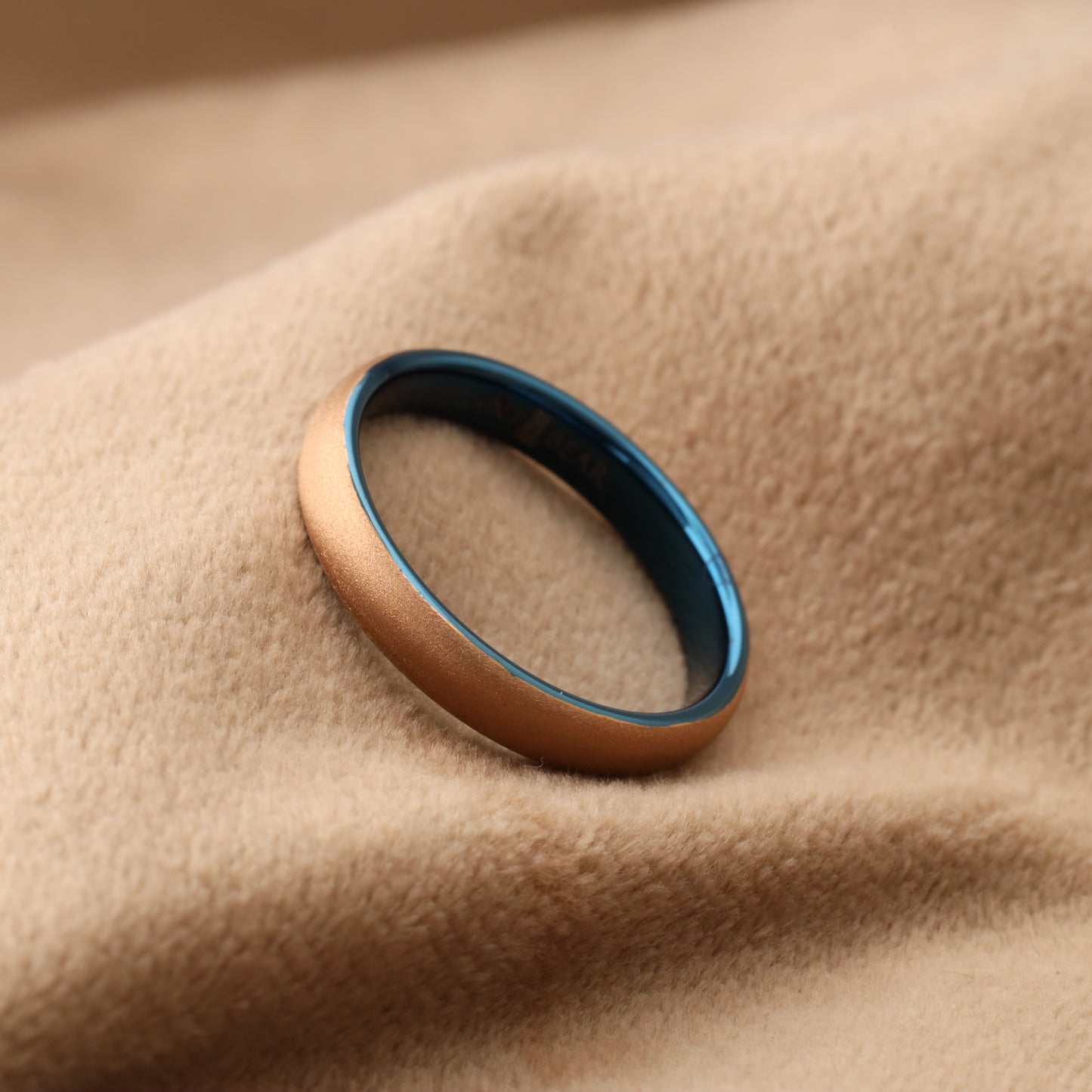 A106 Tungsten Carbide Ring Rose Gold 3mm - Simple & Elegant