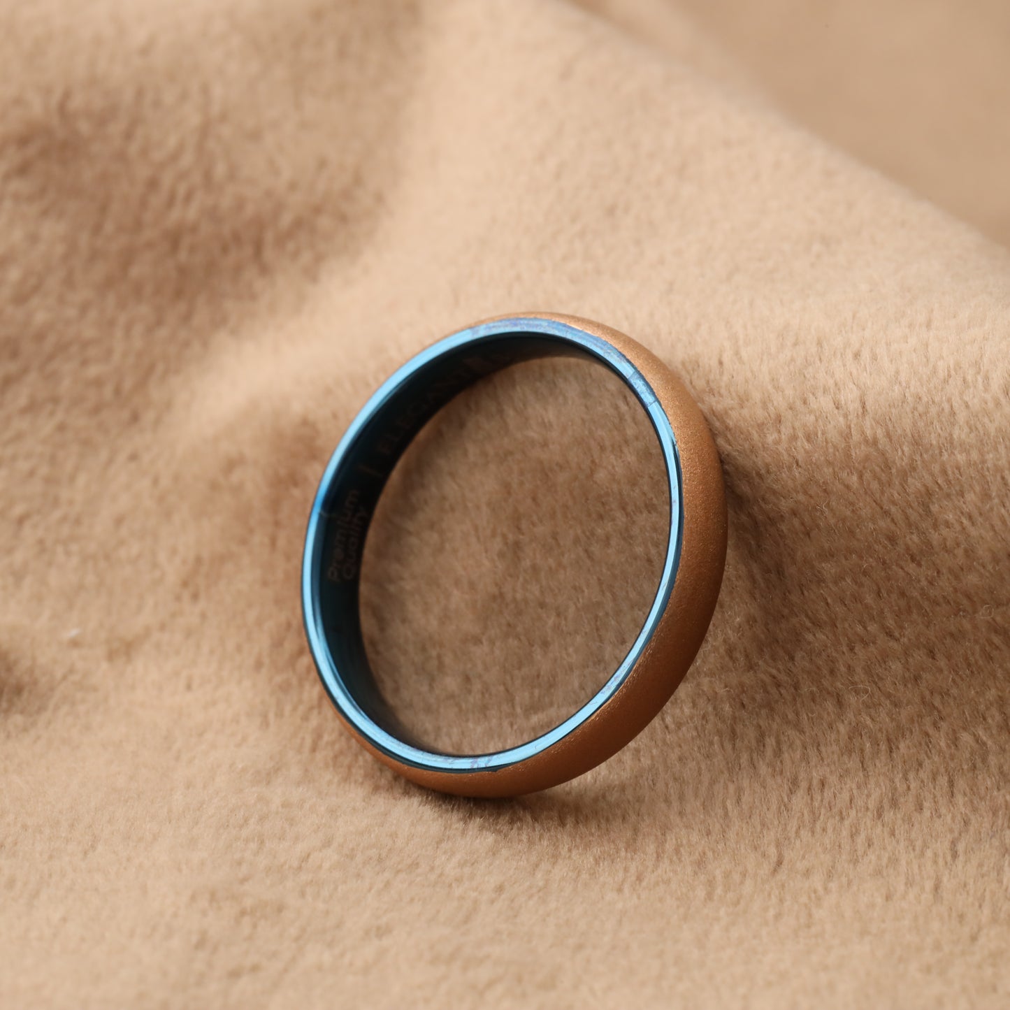 A106 Tungsten Carbide Ring Rose Gold 3mm - Simple & Elegant