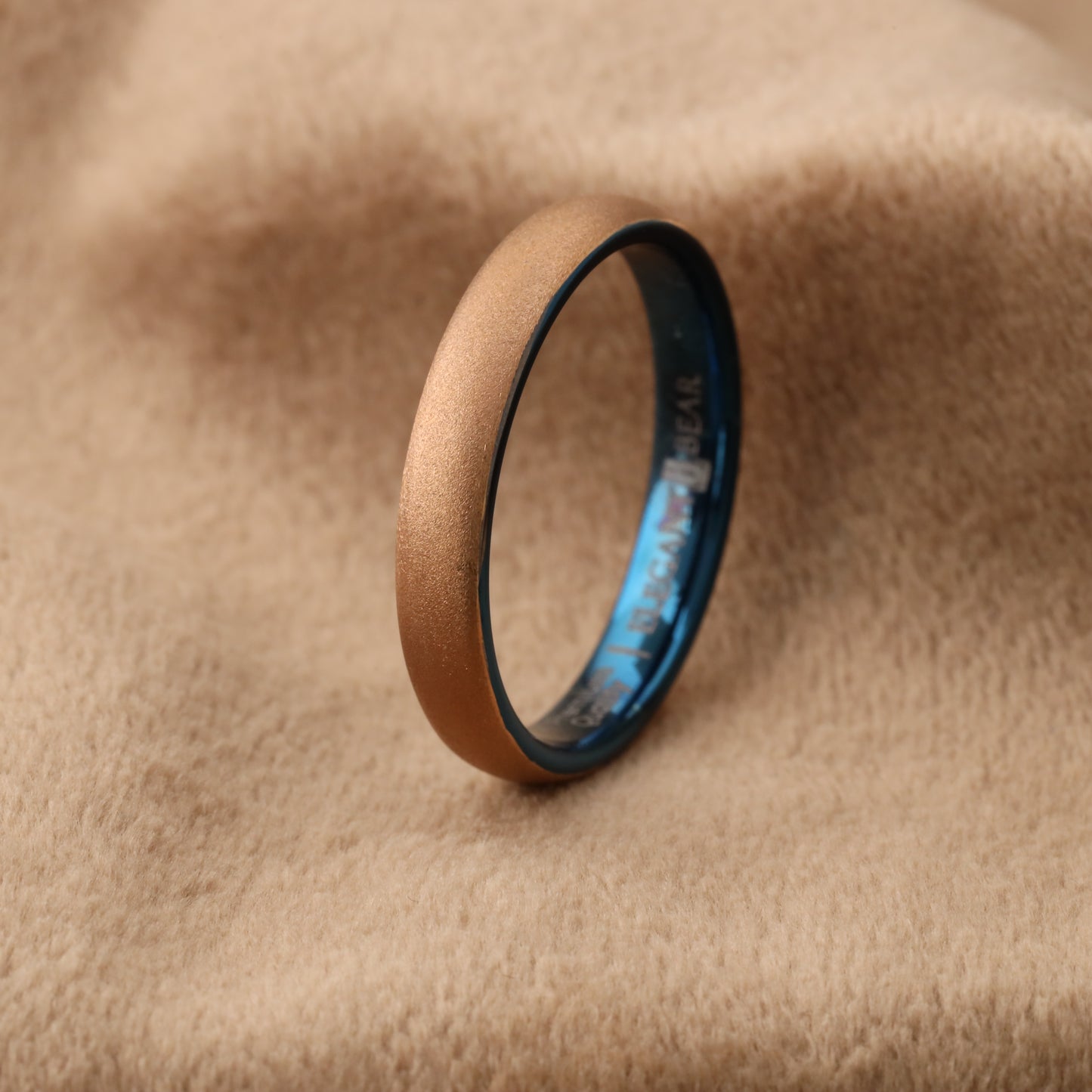 A106 Tungsten Carbide Ring Rose Gold 3mm - Simple & Elegant