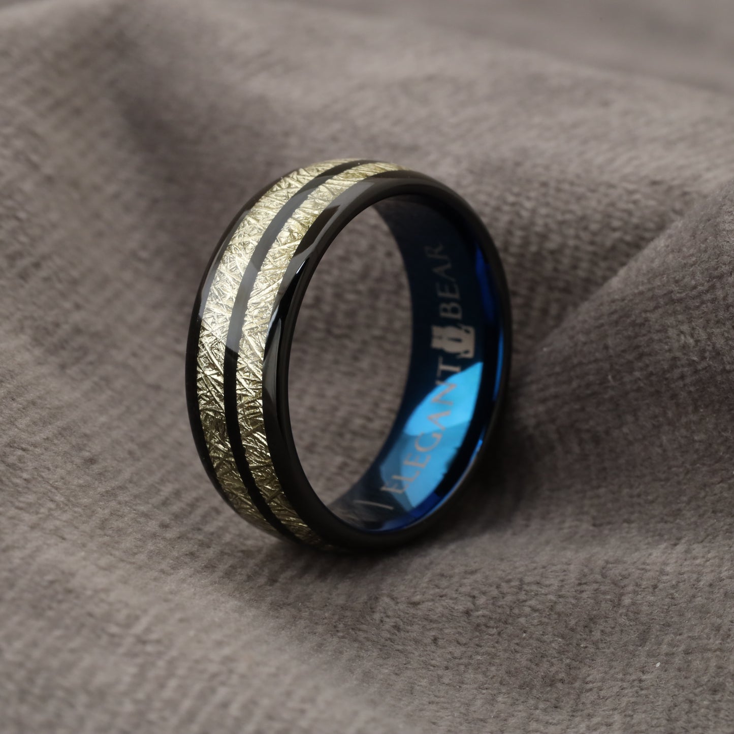 Tungsten Meteorite Ring A117
