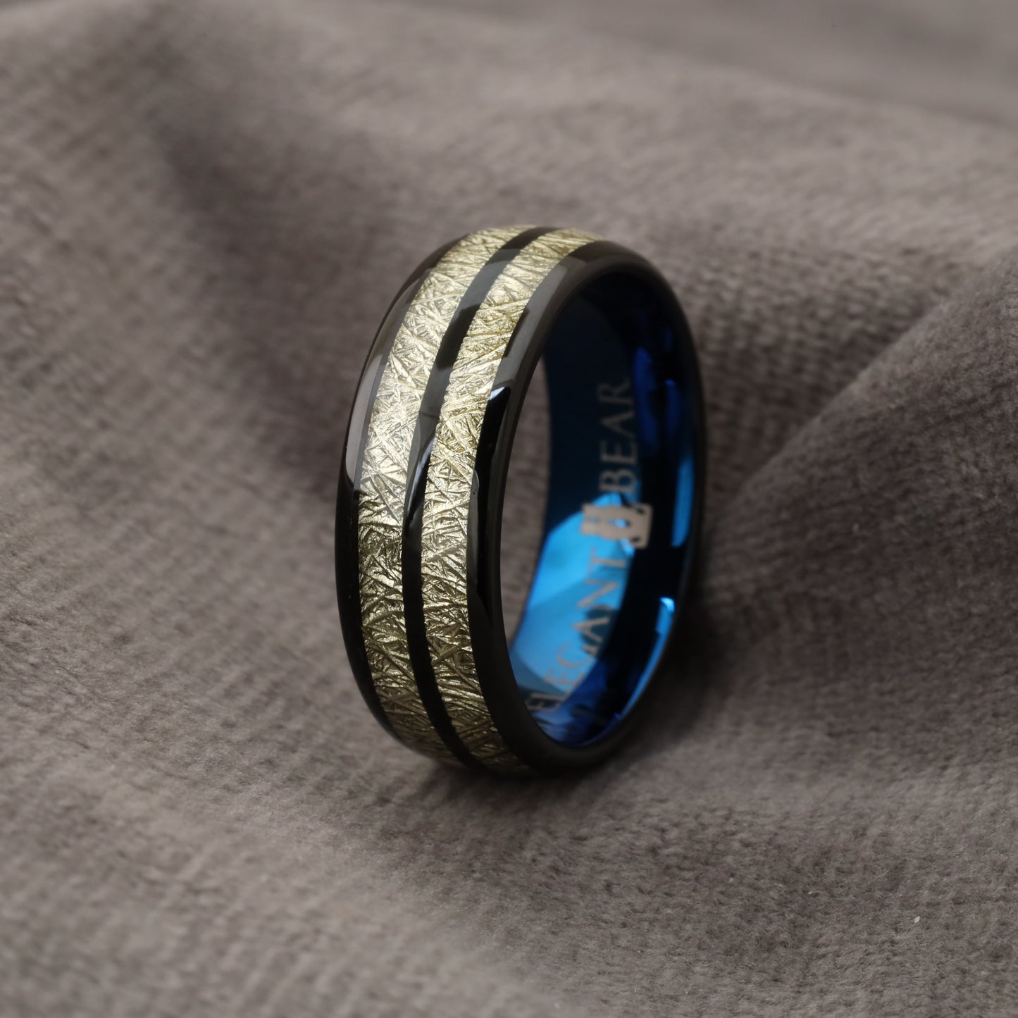 Tungsten Meteorite Ring A117