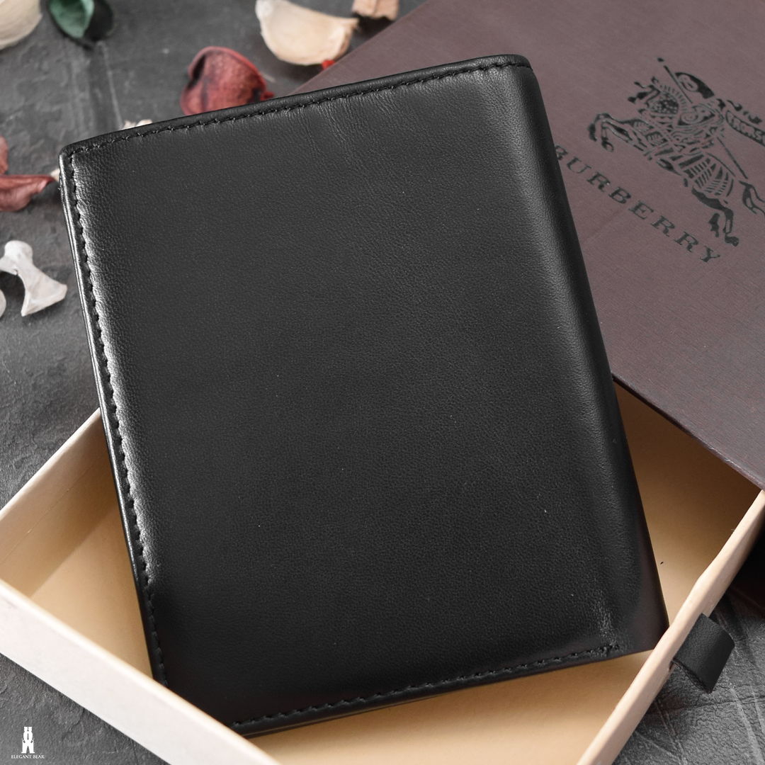 BURBERRY Natural Leather Wallet W5