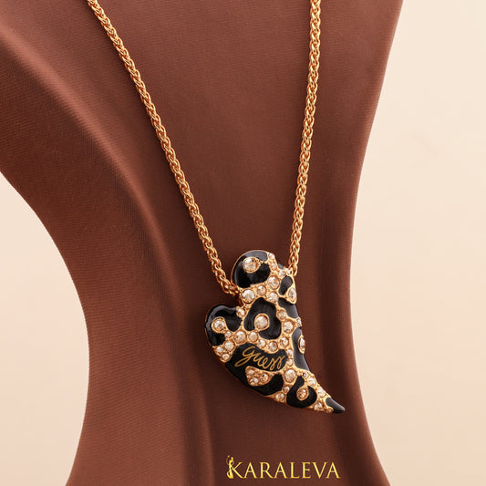 Rose Gold Leopard Snake Necklace N18