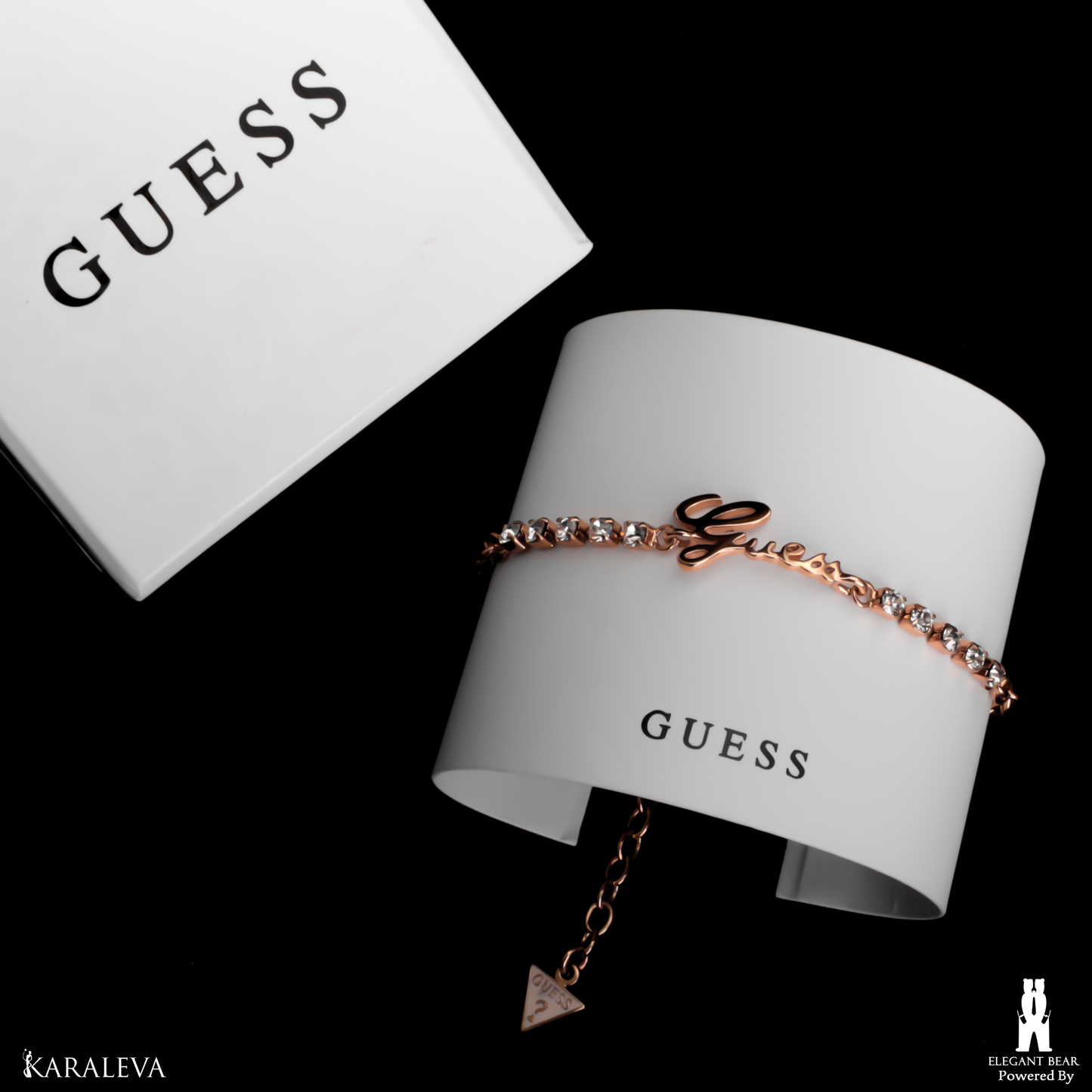 Guess Gold Plated Stainless Steel Bracelet G2