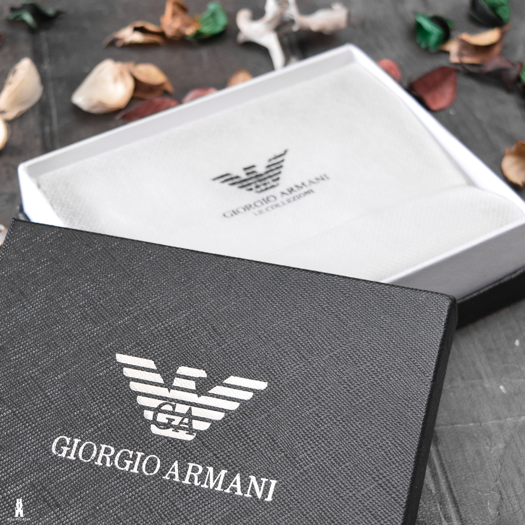 GIORGIO ARMANI Natural Leather Wallet W8