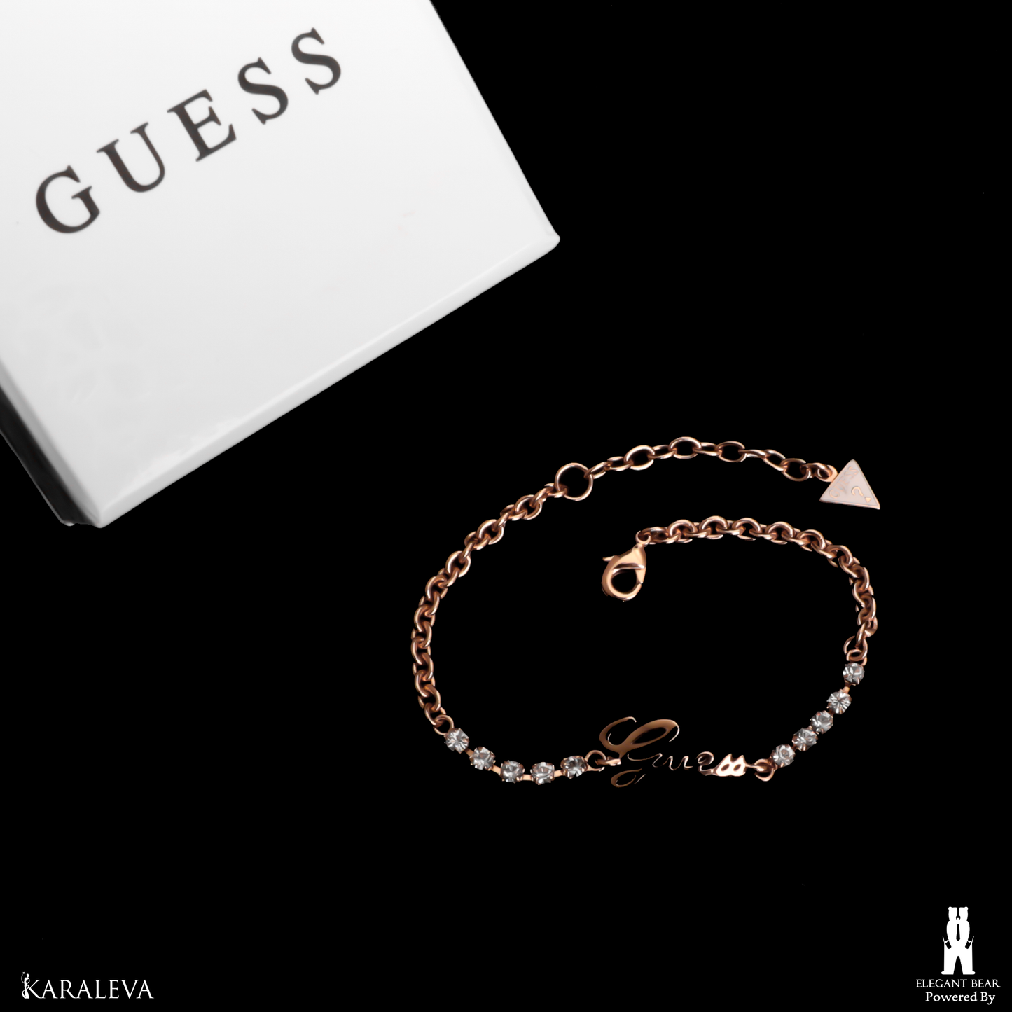 Guess Gold Plated Stainless Steel Bracelet G2