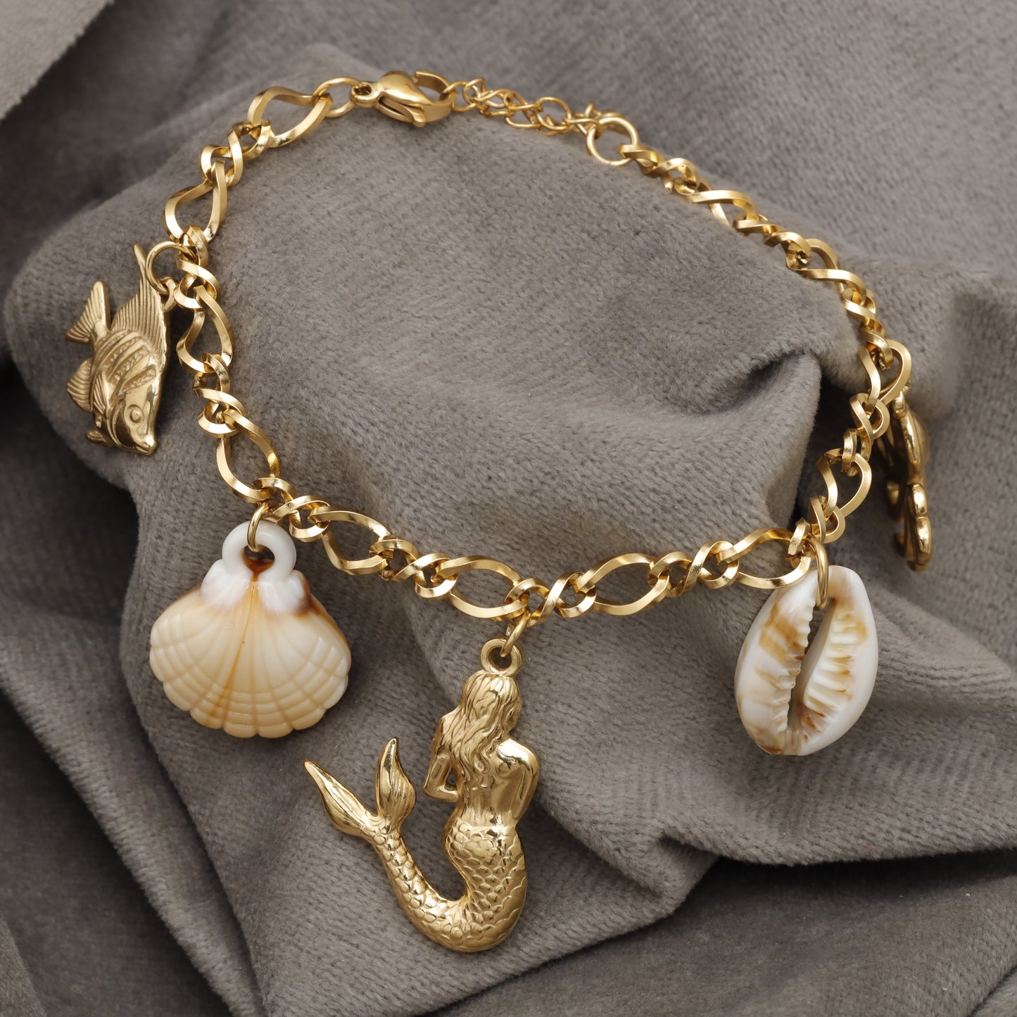 Mermaid & Sea Charm Bracelet – KAR95