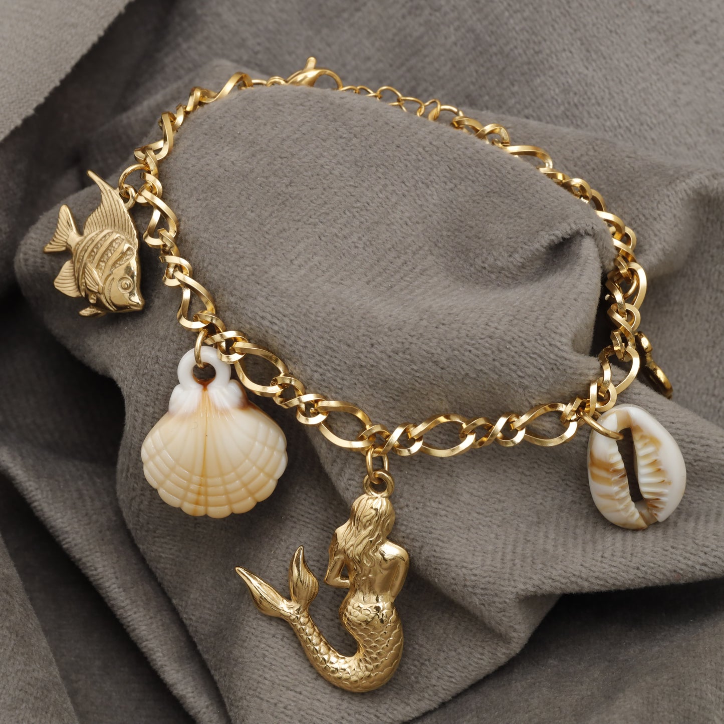Mermaid & Sea Charm Bracelet – KAR95
