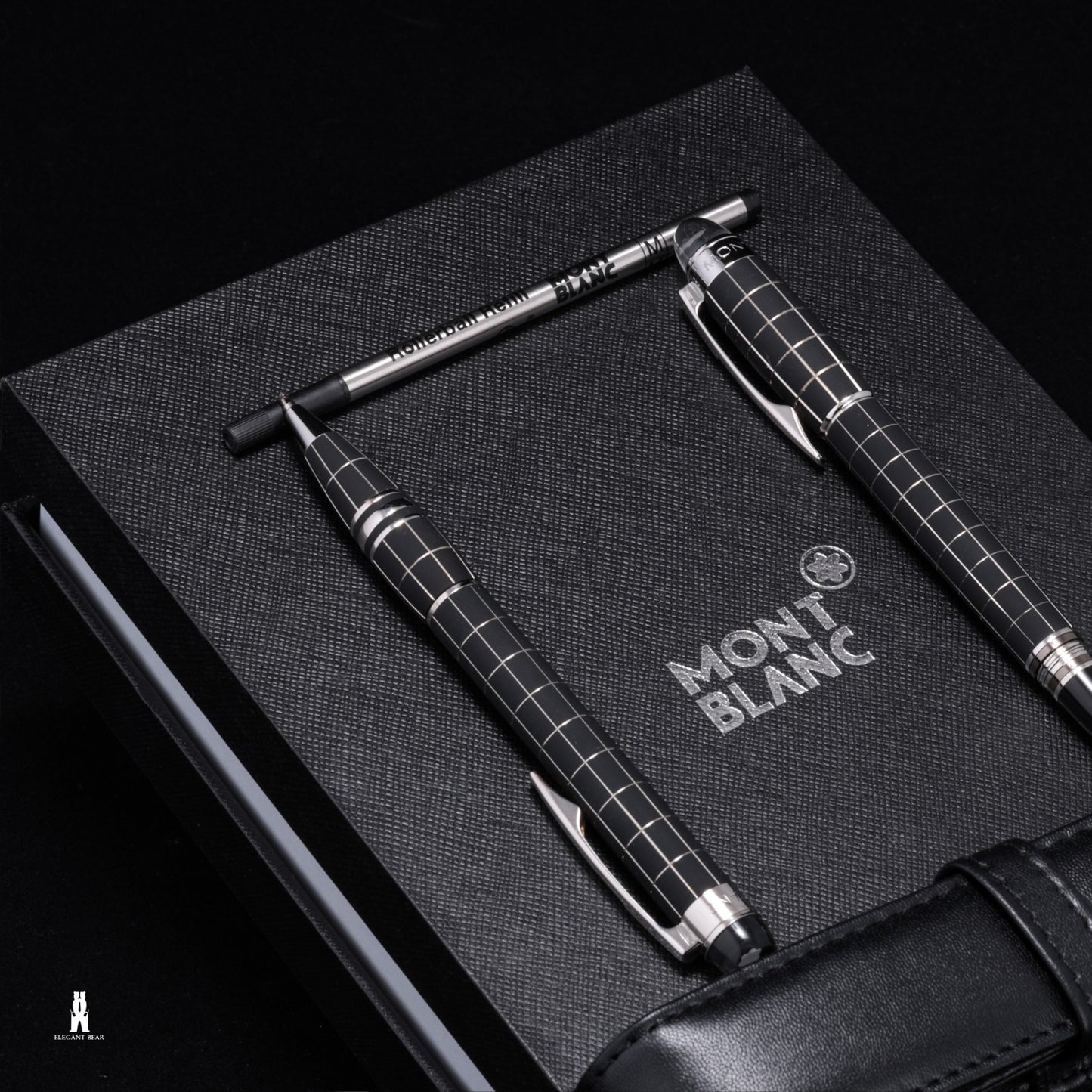 Pen Set with Case - 2 Pens & Leather Case MP17