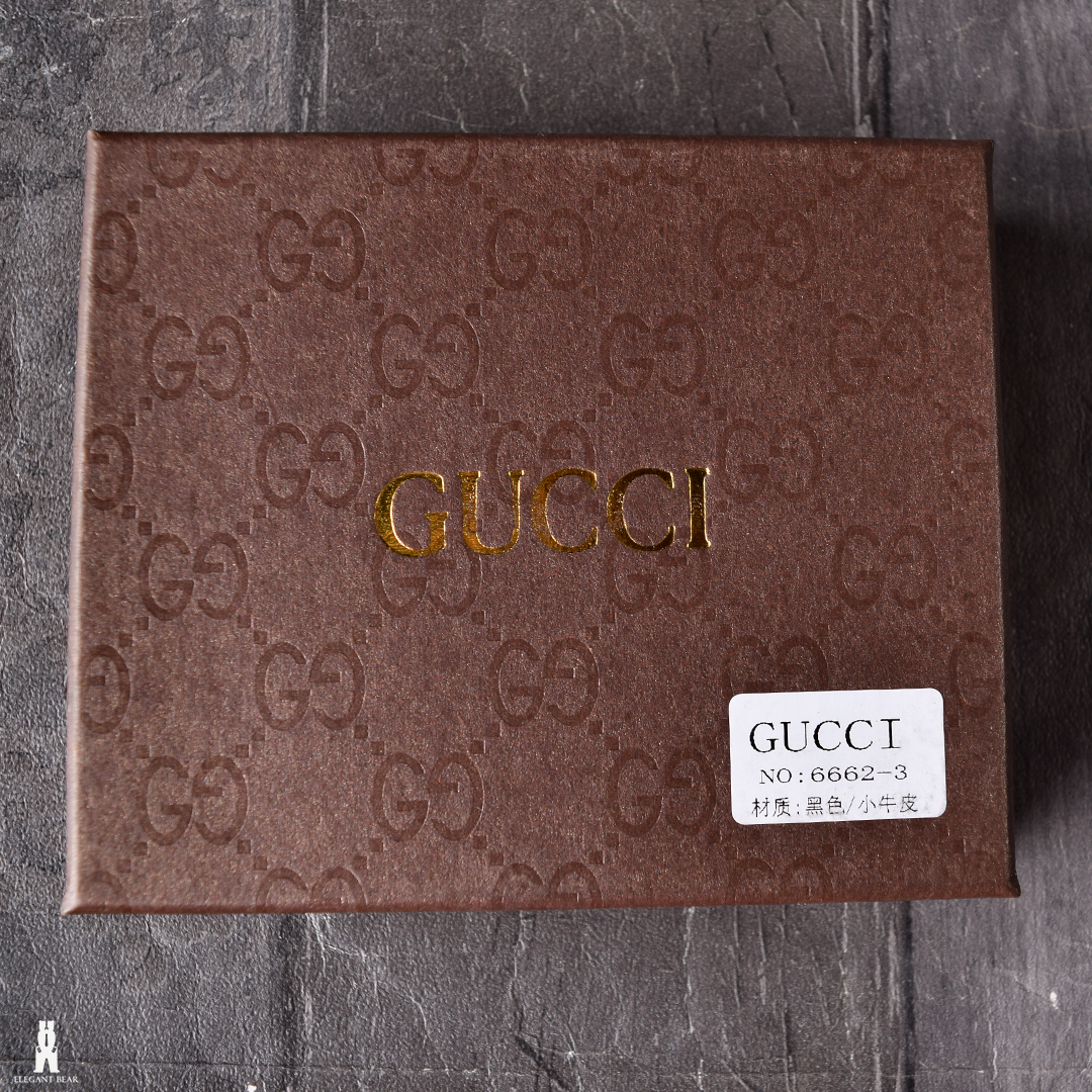 Gucci Black Leather Wallet W1