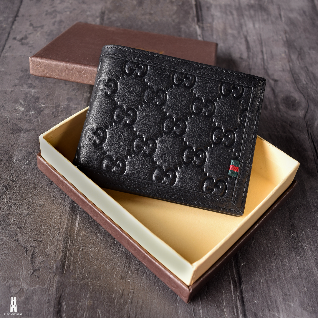 Gucci Black Leather Wallet W1