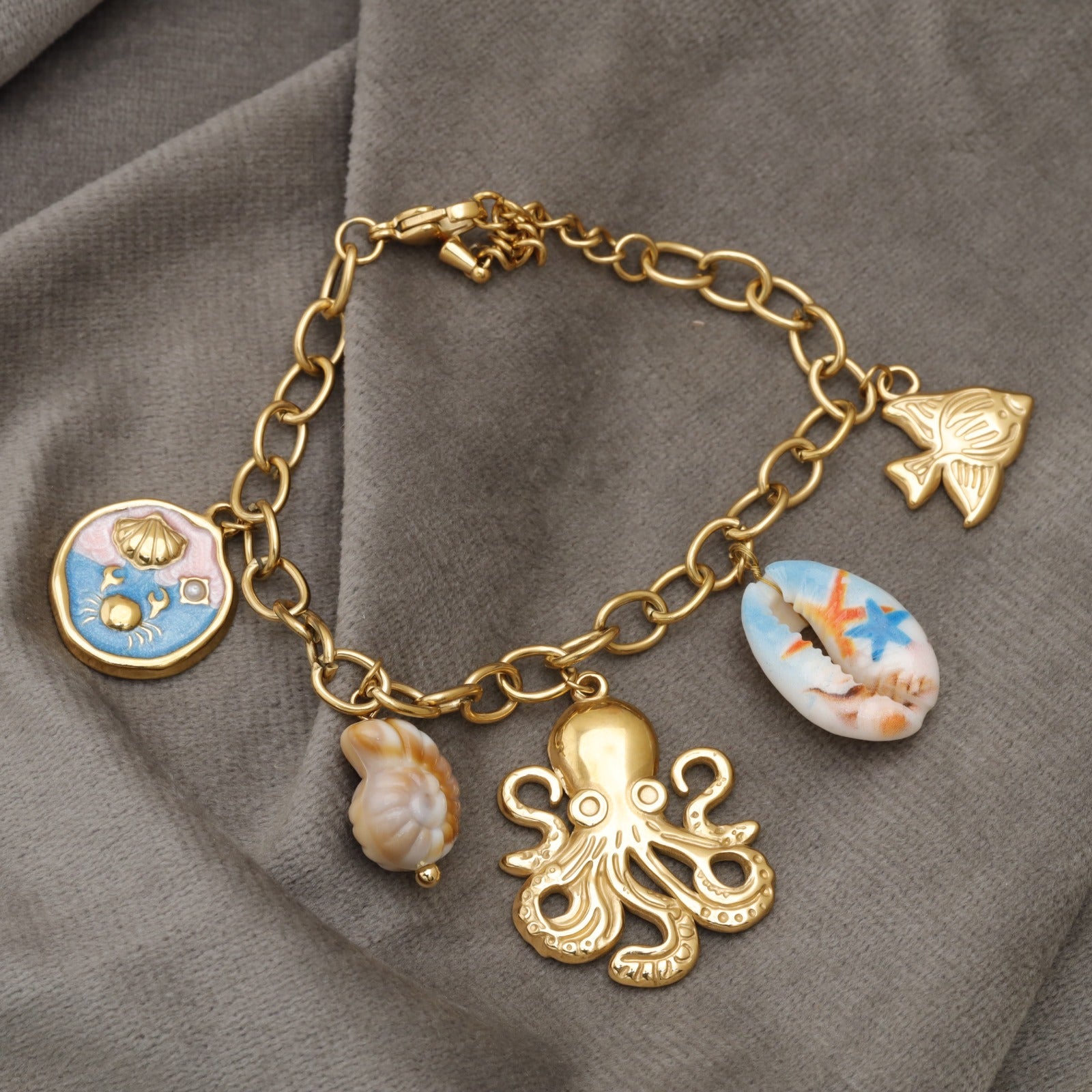 Ocean Creatures Charm Bracelet KAR94