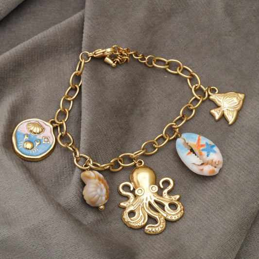 Ocean Creatures Charm Bracelet KAR94